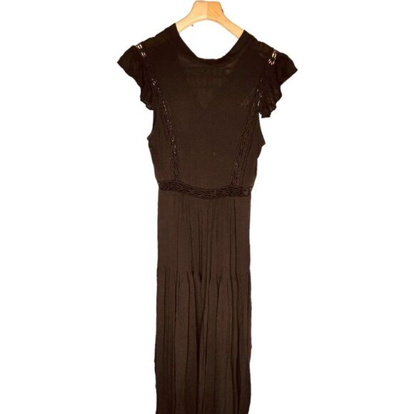 The Clothing Company x Vici | Flutter Slv V-Neck High-Lo Maxi Dress Size M | NWT - Picture 10 of 11
